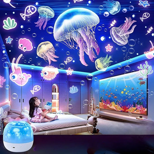 360° Rotating Night Light Projector For Kids