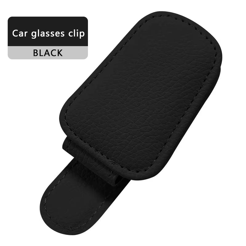 SEAMETAL Car Sunglasses Clip Sun Visor Glasses & Card Holder