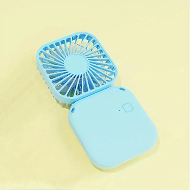 Mini Portable Folding & Hanging Neck Fan With 3 Speeds And USB Charging