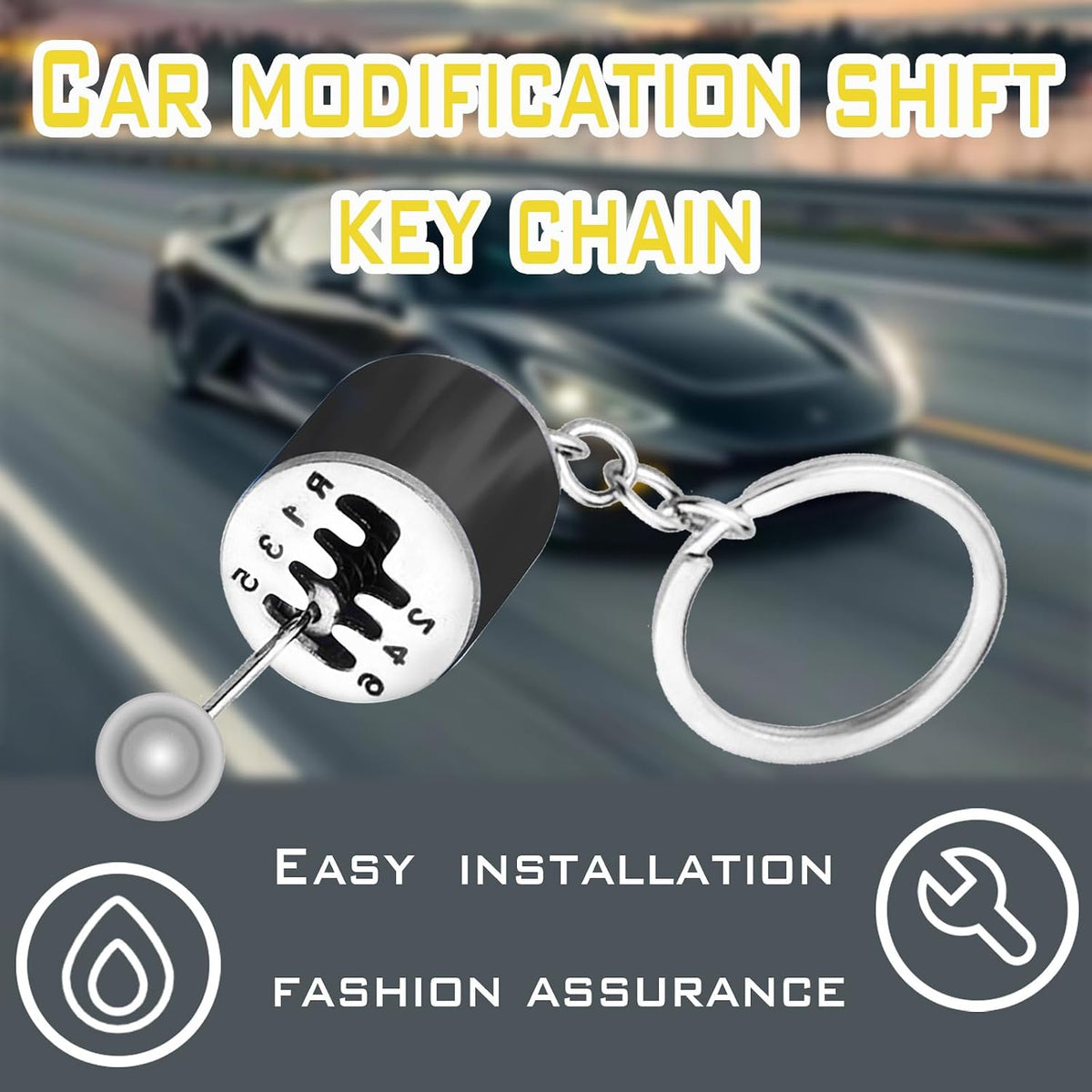 6-Speed Manual Shift Keychain