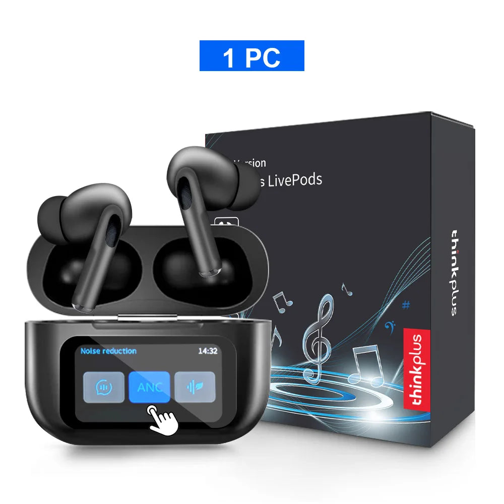 TWS Bluetooth Sports Earphones With Interactive Touch Screen