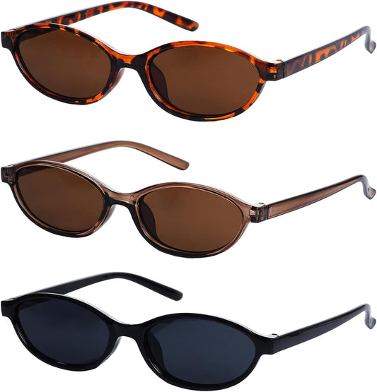 [3-PACK] Trendy Fashion Sunglasses For Women