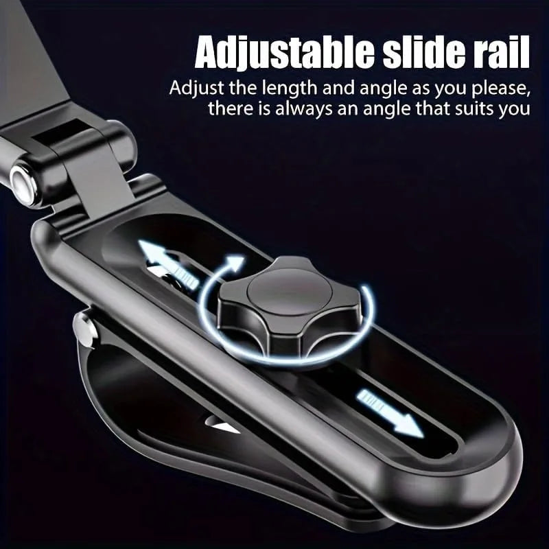 Universal Adjustable 360 Rotating Phone Holder for Sun Visor