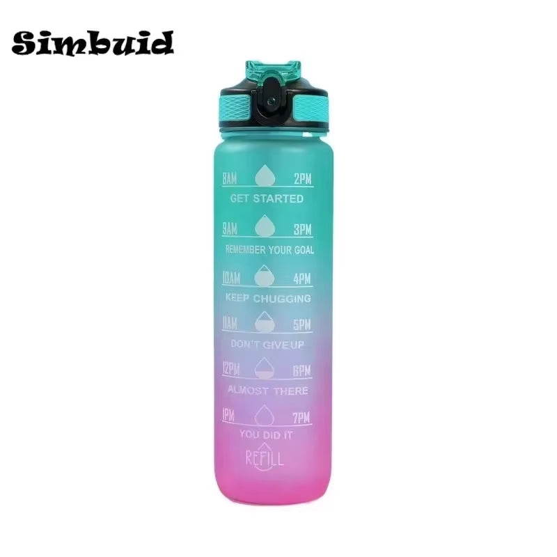 1L Leakproof Sport Water Bottle For Outdoors, Travel, and Fitness