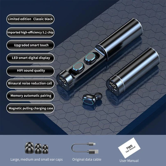 High Quality TWS N21 Bluetooth Earphones with Built-In Microphone