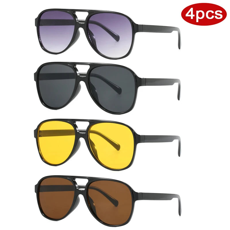 Casual Sleek Unisex Gradient Sunglasses With UV400 Protection