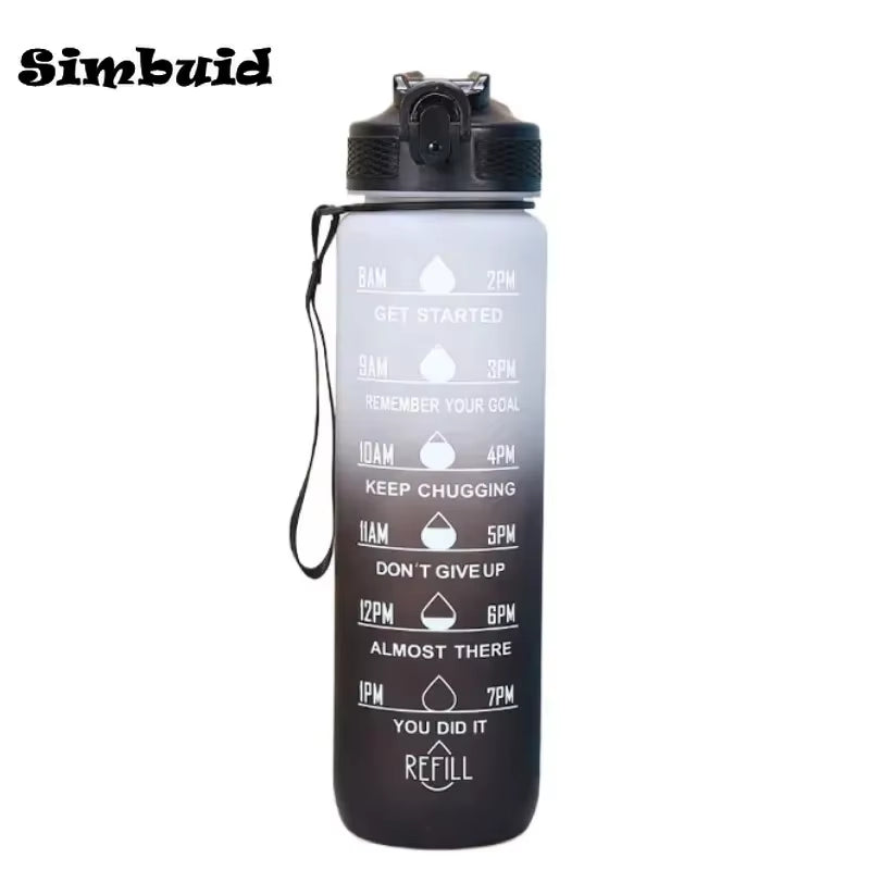 1L Leakproof Sport Water Bottle For Outdoors, Travel, and Fitness
