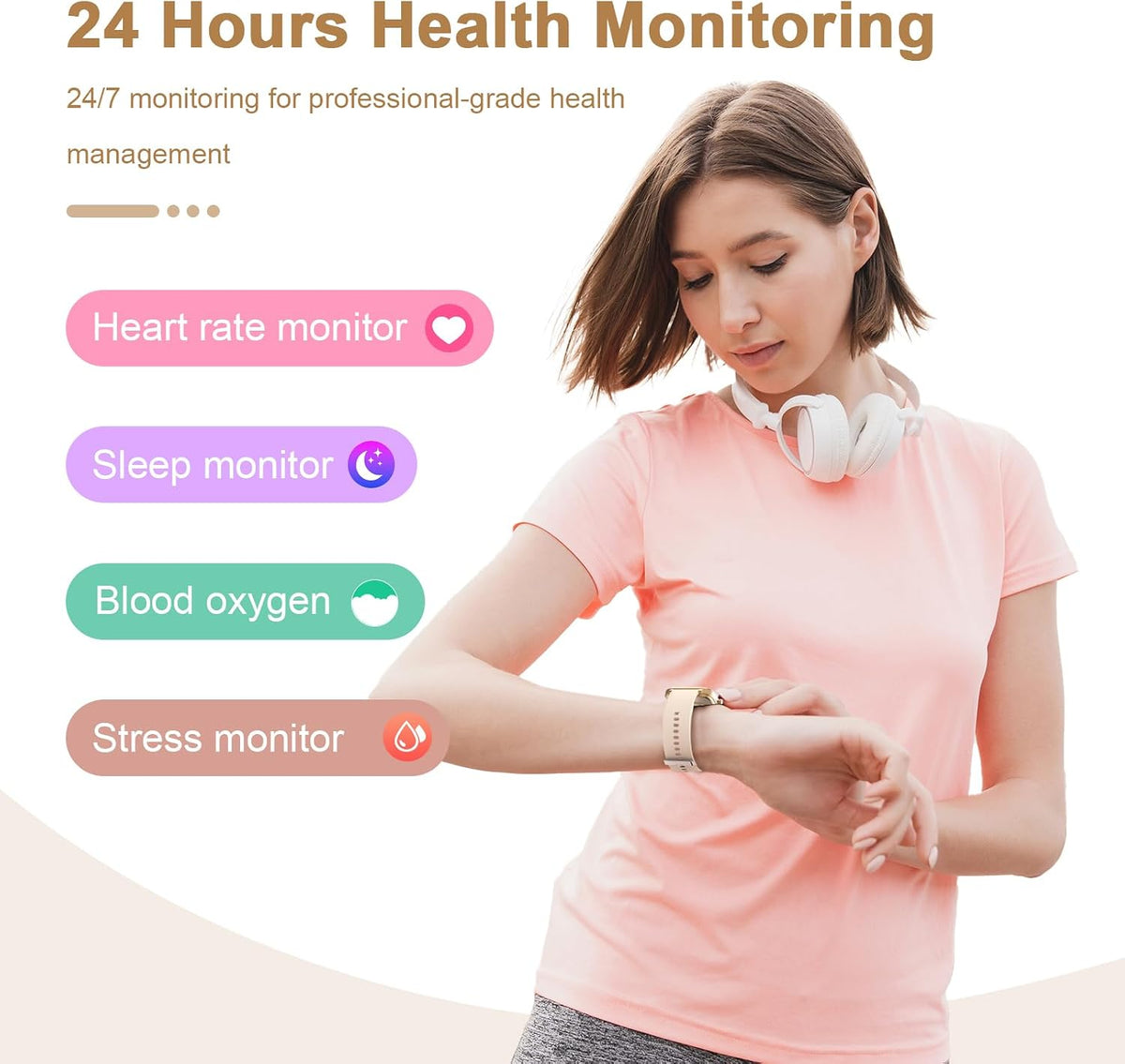 Waterproof Unisex Bluetooth Smart Watch