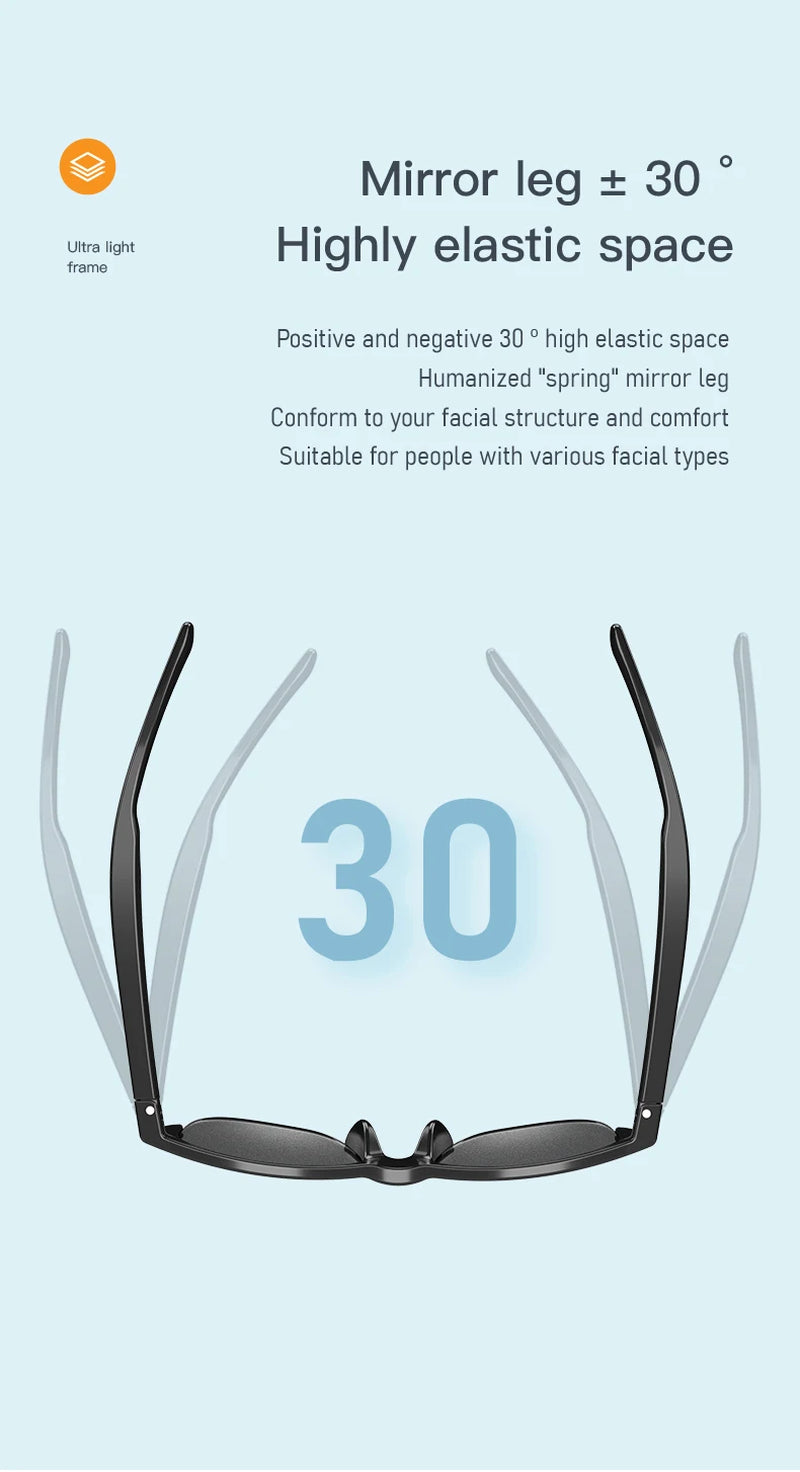 Advanced TWS Bluetooth Sunglasses With Touch Control & Sweatproof Technology