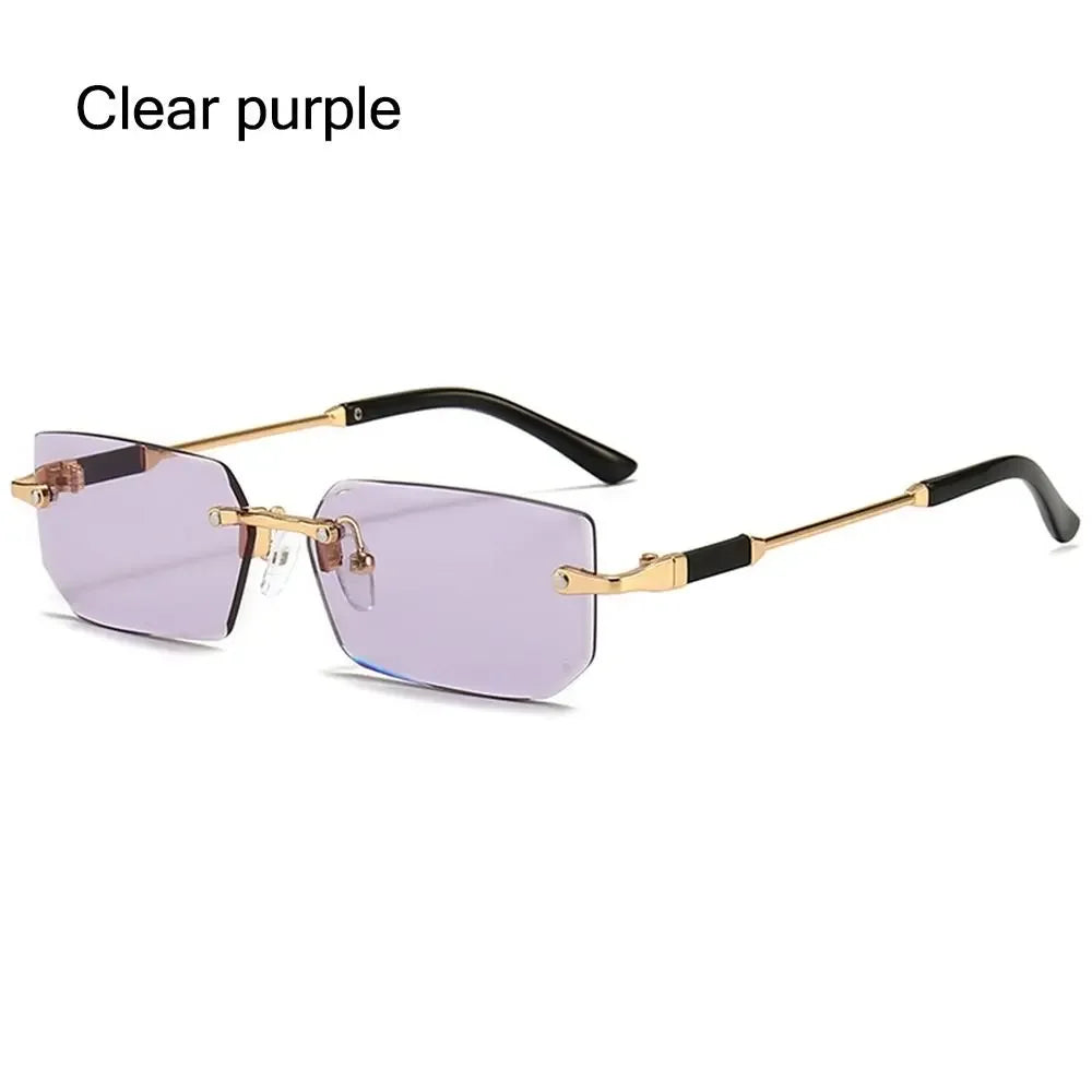 Y2K Unisex Modern Rimlesss Shades With UV400 Protection