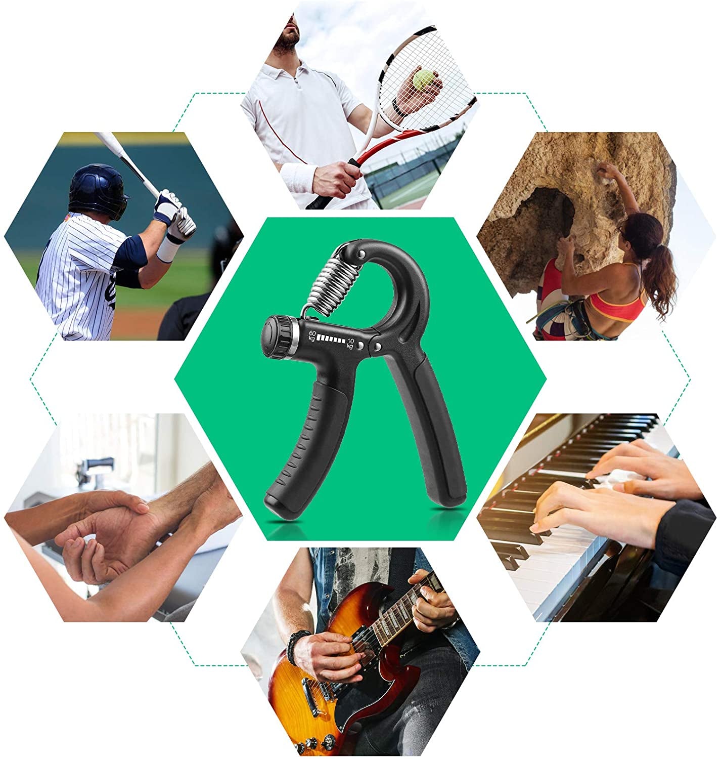 Adjustable Resistance Grip Strength Trainer