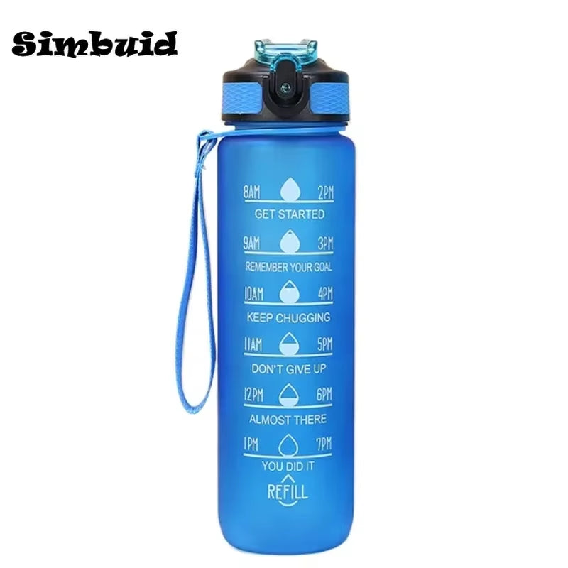 1L Leakproof Sport Water Bottle For Outdoors, Travel, and Fitness