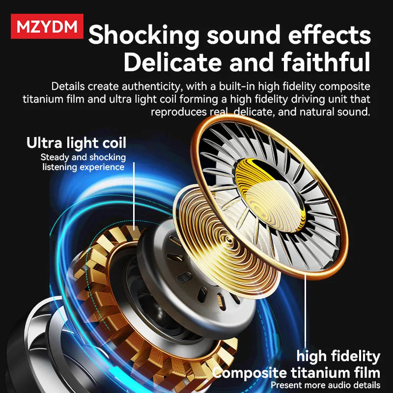 MZYDM A98 TWS Waterproof Bluetooth Earphones With Noise Reduction
