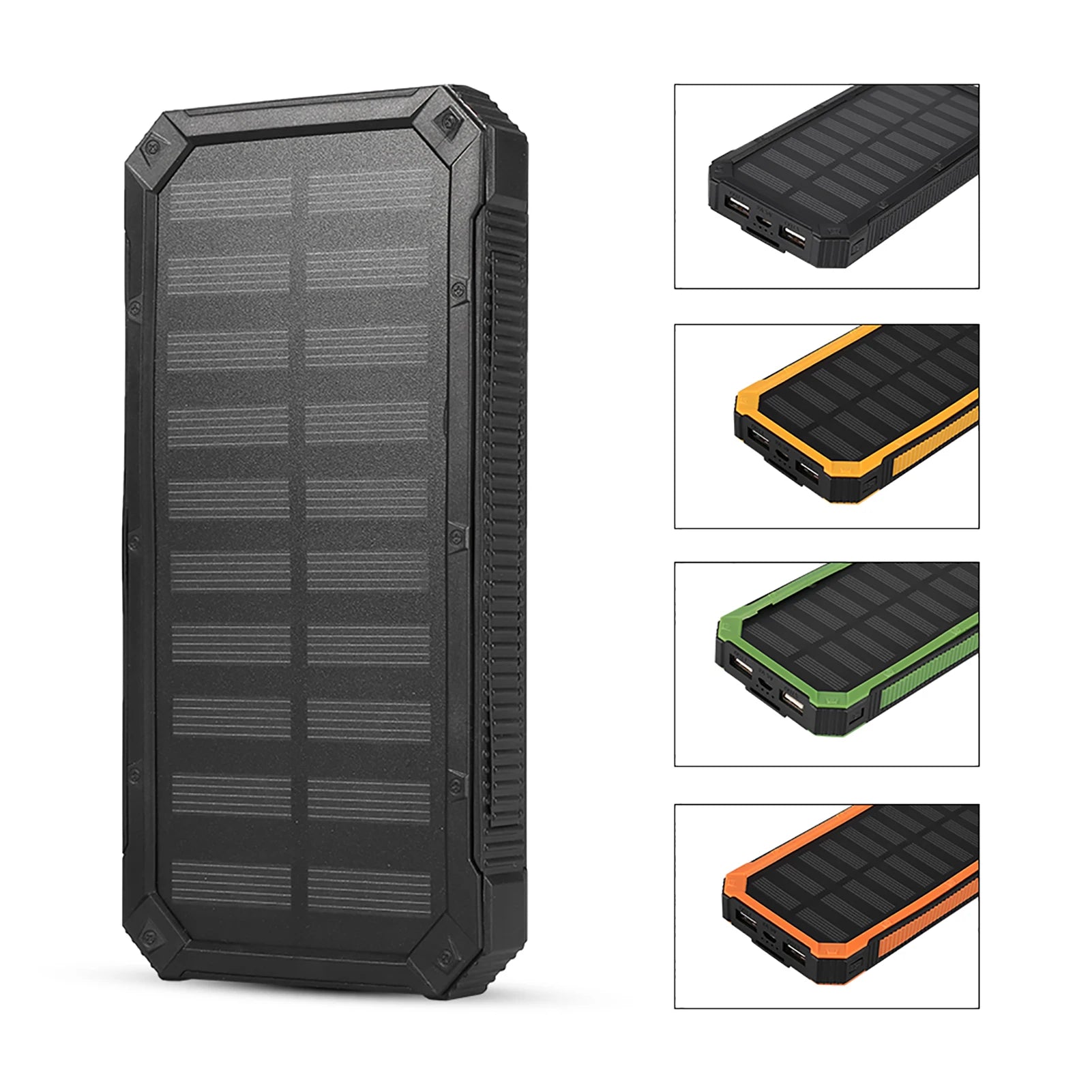 Portable 20000 mAh Power Bank with Dual USB Ports
