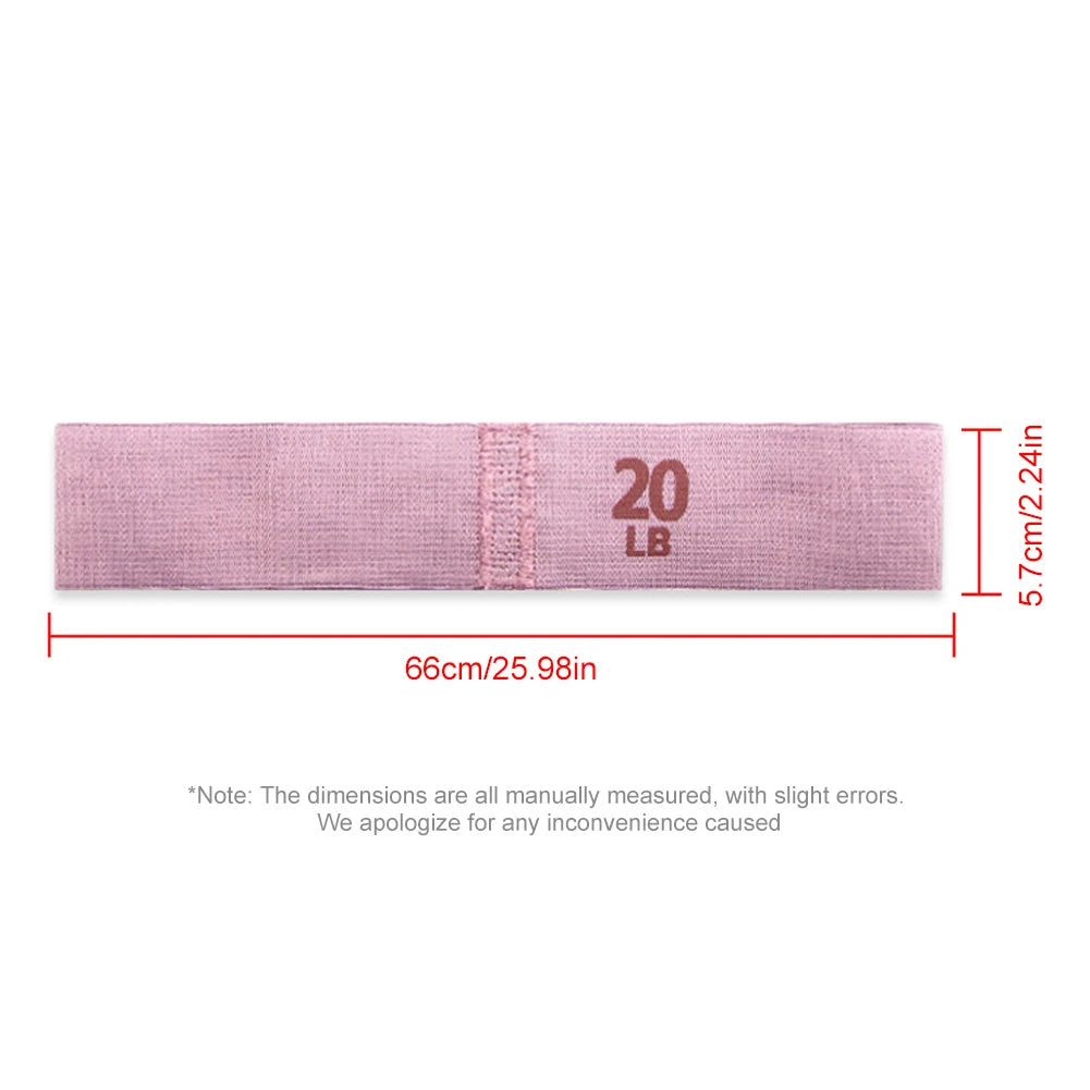 Portable Anti-Slip Elastic Workout Bands For Glutes & Thighs