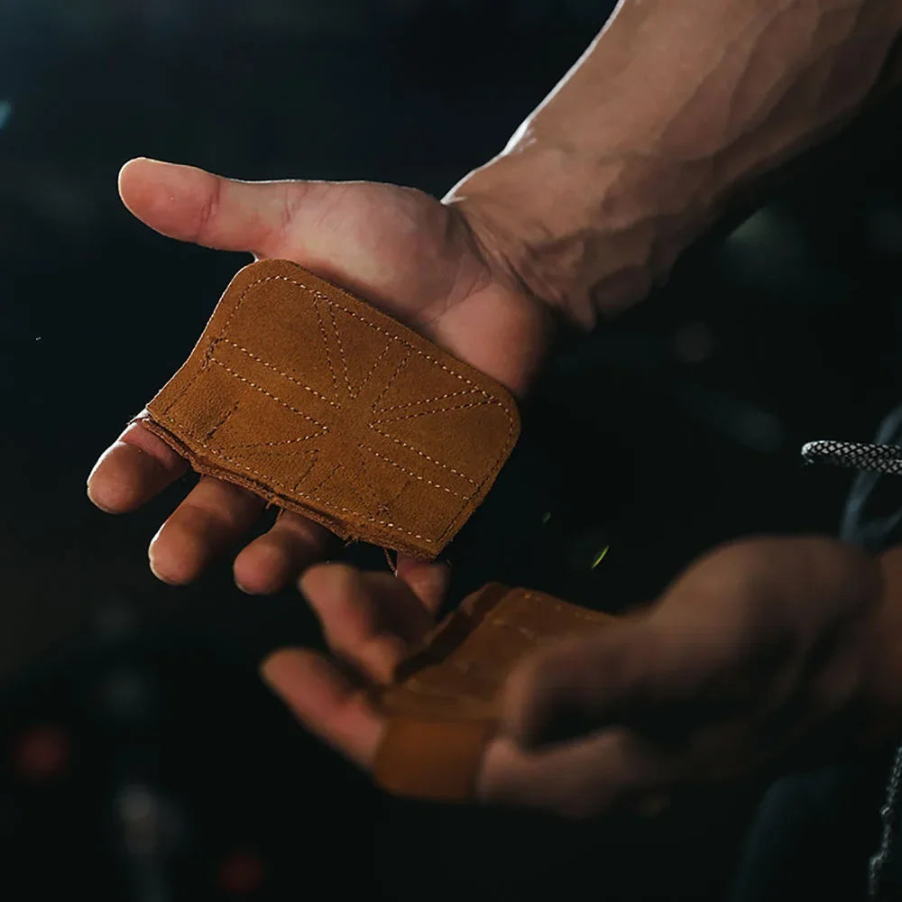 Anti-Slip Protection Gloves For Lifting Weights, Made With Cowhide Leather