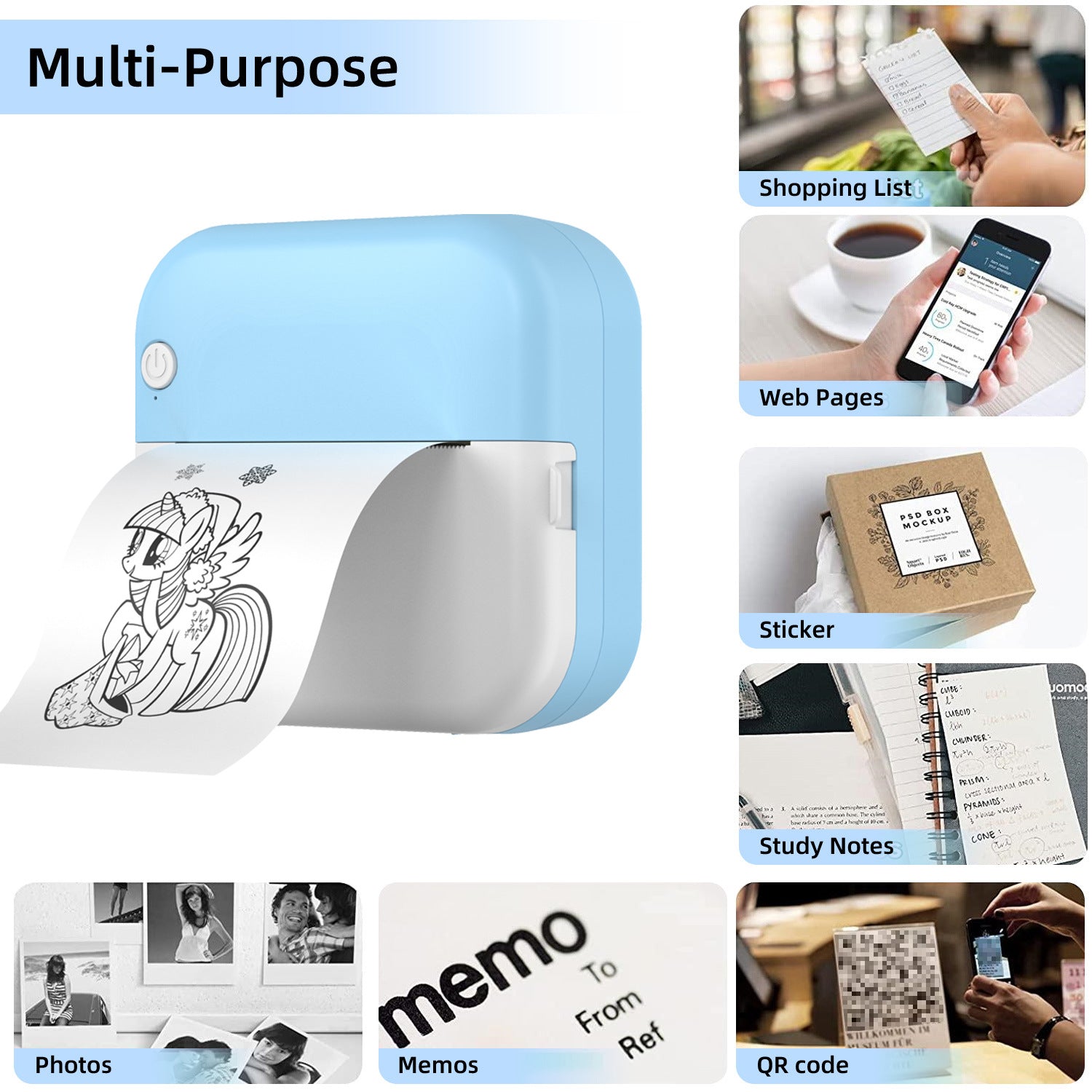 Mini Portable Thermal Printer