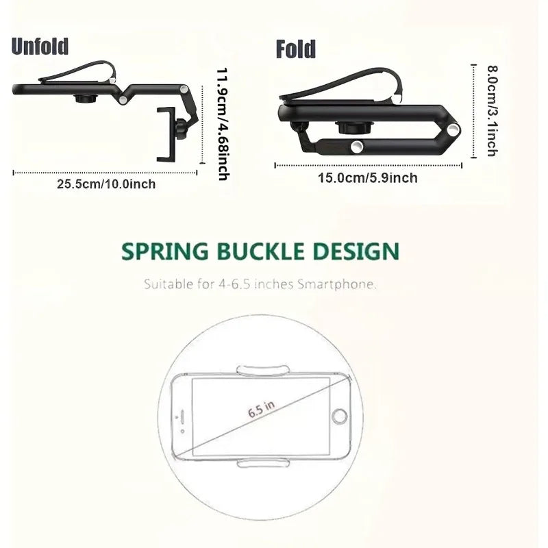 Universal Adjustable 360 Rotating Phone Holder for Sun Visor