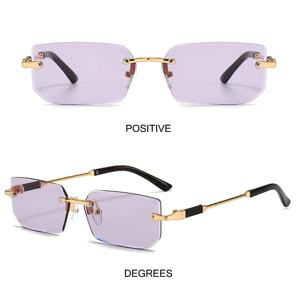 Y2K Unisex Modern Rimlesss Shades With UV400 Protection