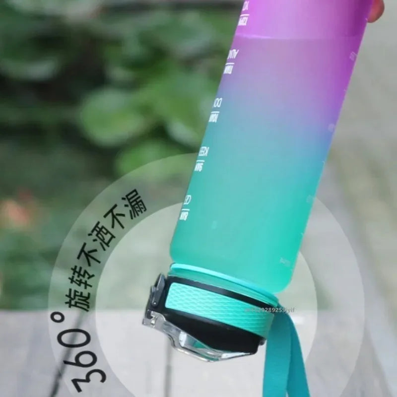1L Leakproof Sport Water Bottle For Outdoors, Travel, and Fitness