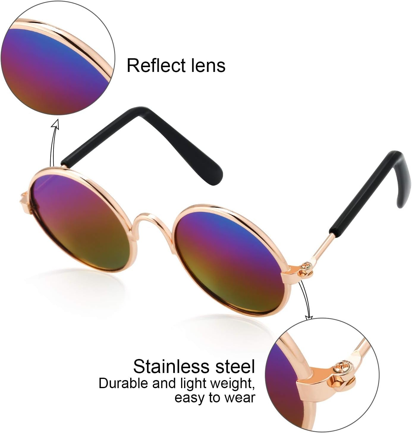 "Paw-Shades" 6-Pack Sunglasses for Cats & Dogs