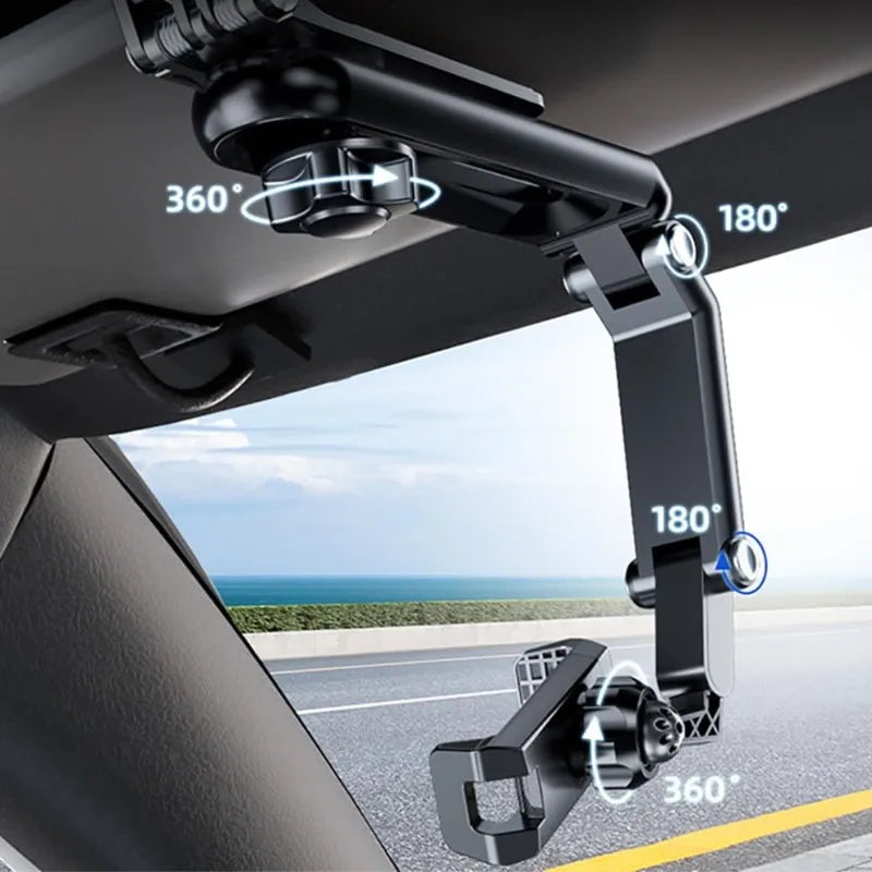 Universal Adjustable 360 Rotating Phone Holder for Sun Visor