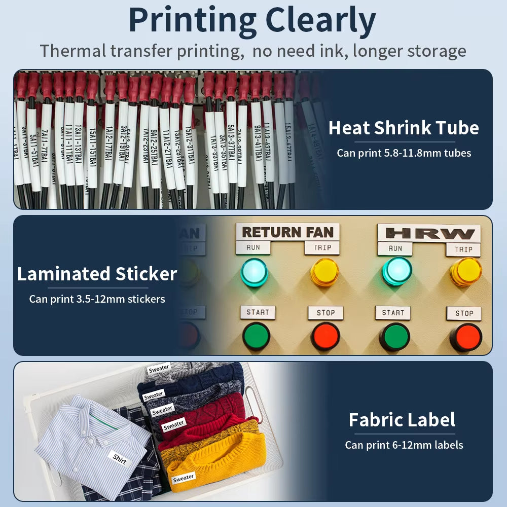 Portable Handheld Sticky Label Maker