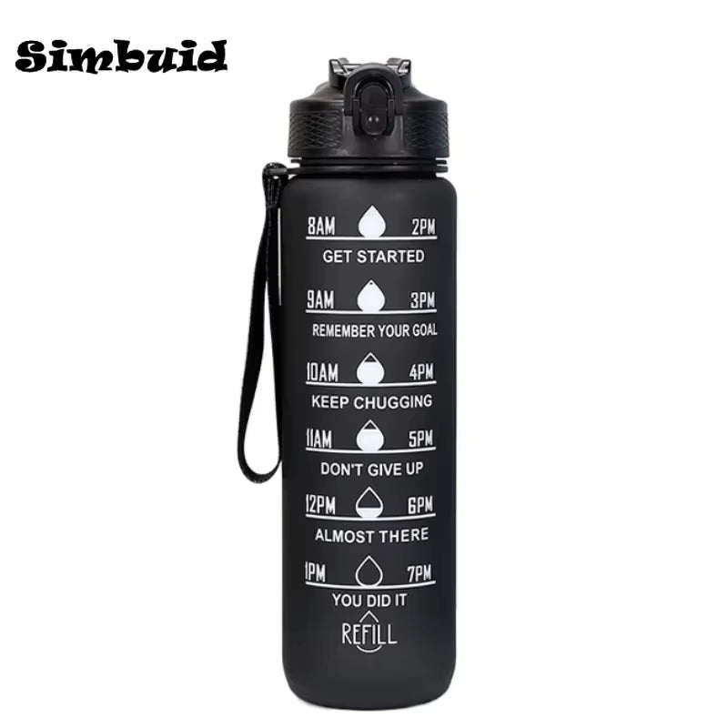 1L Leakproof Sport Water Bottle For Outdoors, Travel, and Fitness