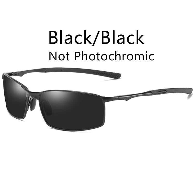 Men's Sleek Photochromic Sunglasses With UV400 Protection