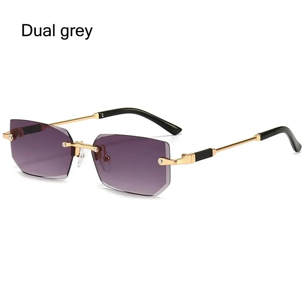 Y2K Unisex Modern Rimlesss Shades With UV400 Protection