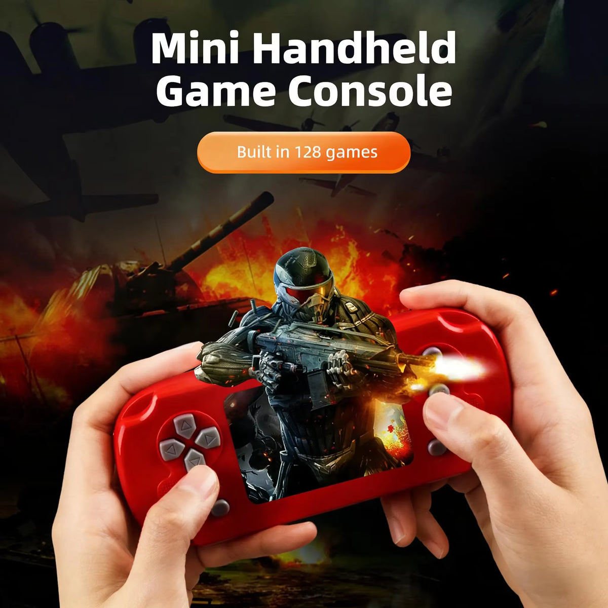Mini Retro Handheld Video Game Console