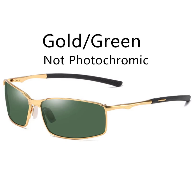 Men's Sleek Photochromic Sunglasses With UV400 Protection