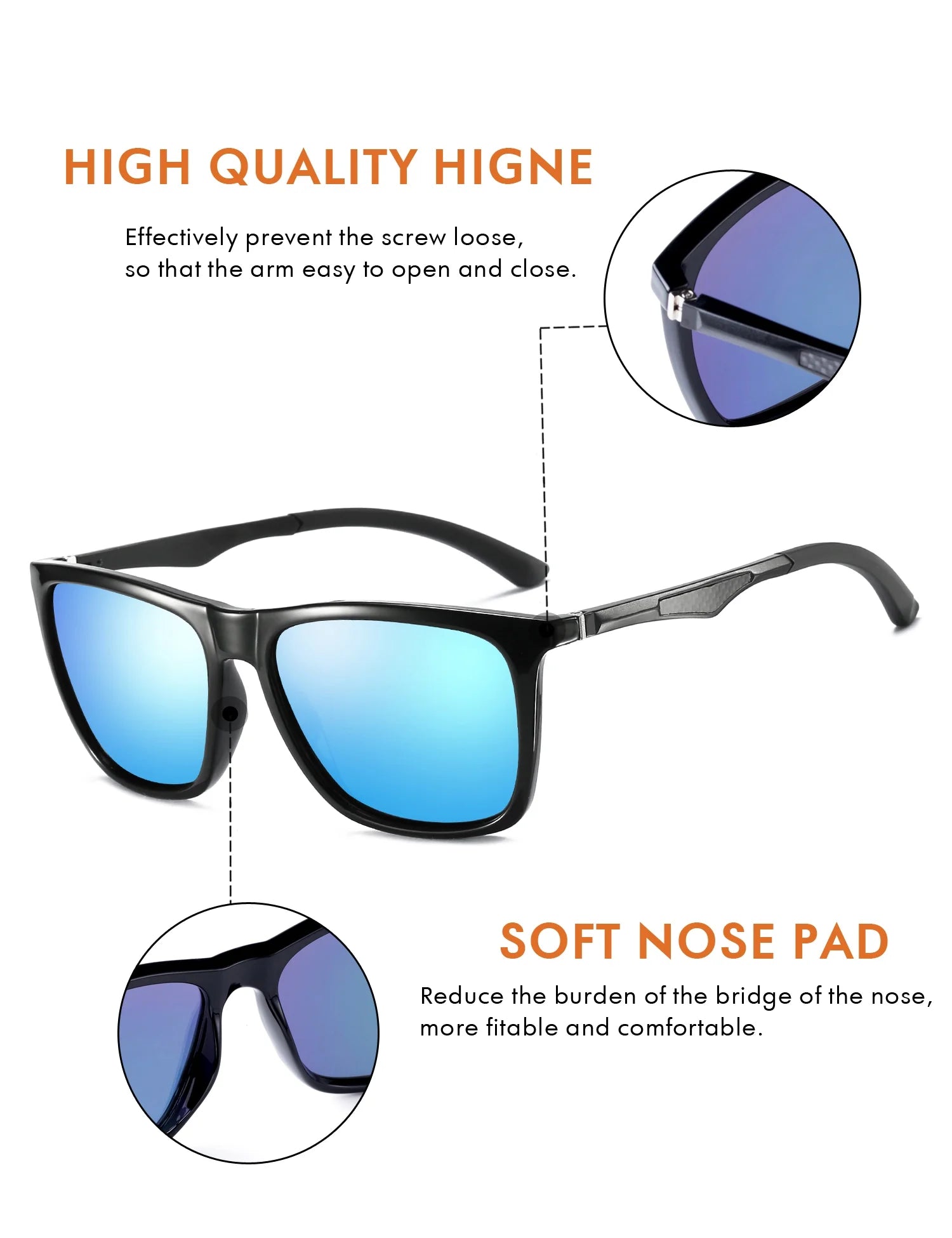 Trending Polarized Unisex Sunglasses With UV400 Potection