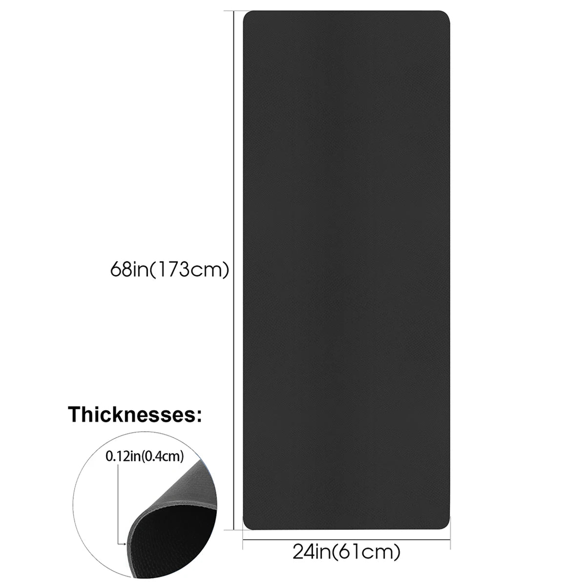 Thick Anti-Slip Sport/Fitness Yoga Mats 