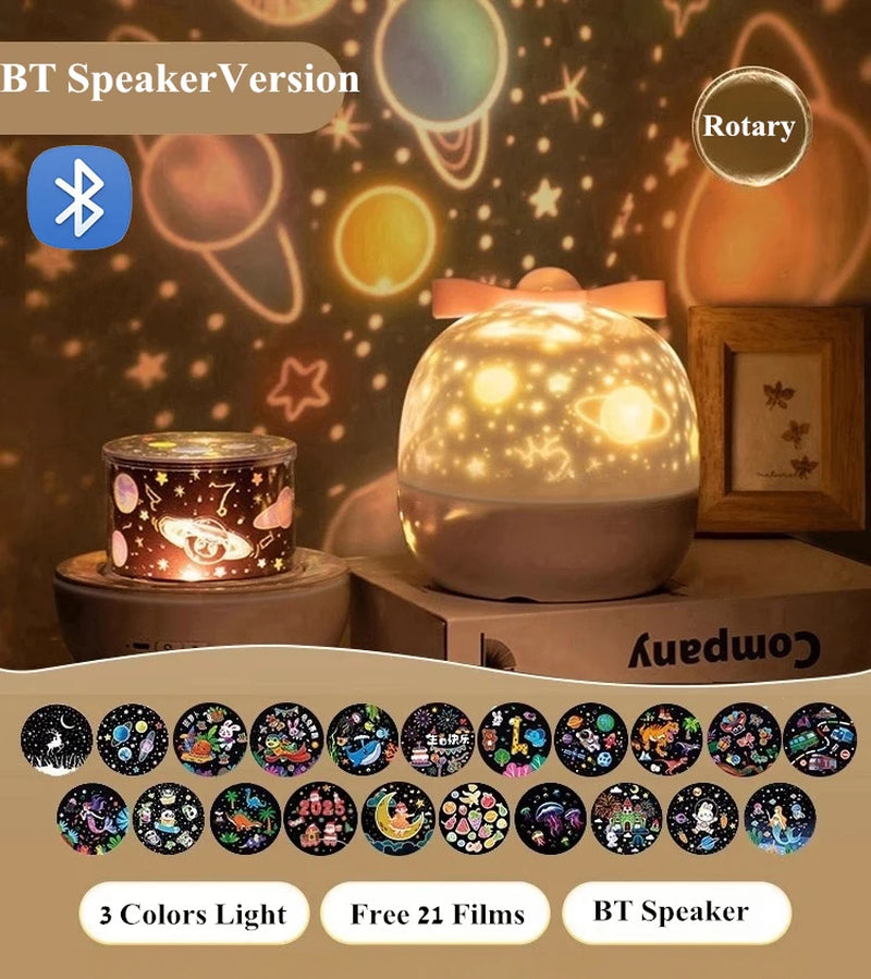 360° Rotating Night Light Projector For Kids