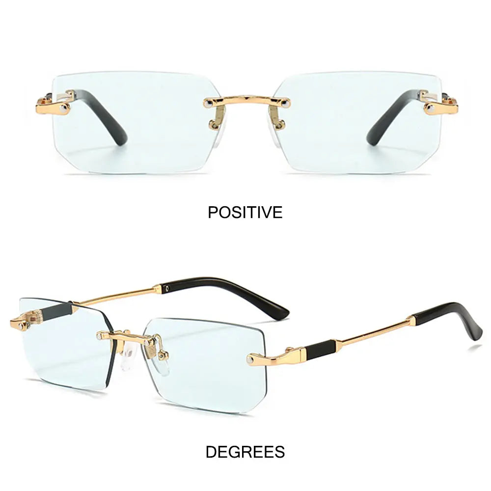 Y2K Unisex Modern Rimlesss Shades With UV400 Protection