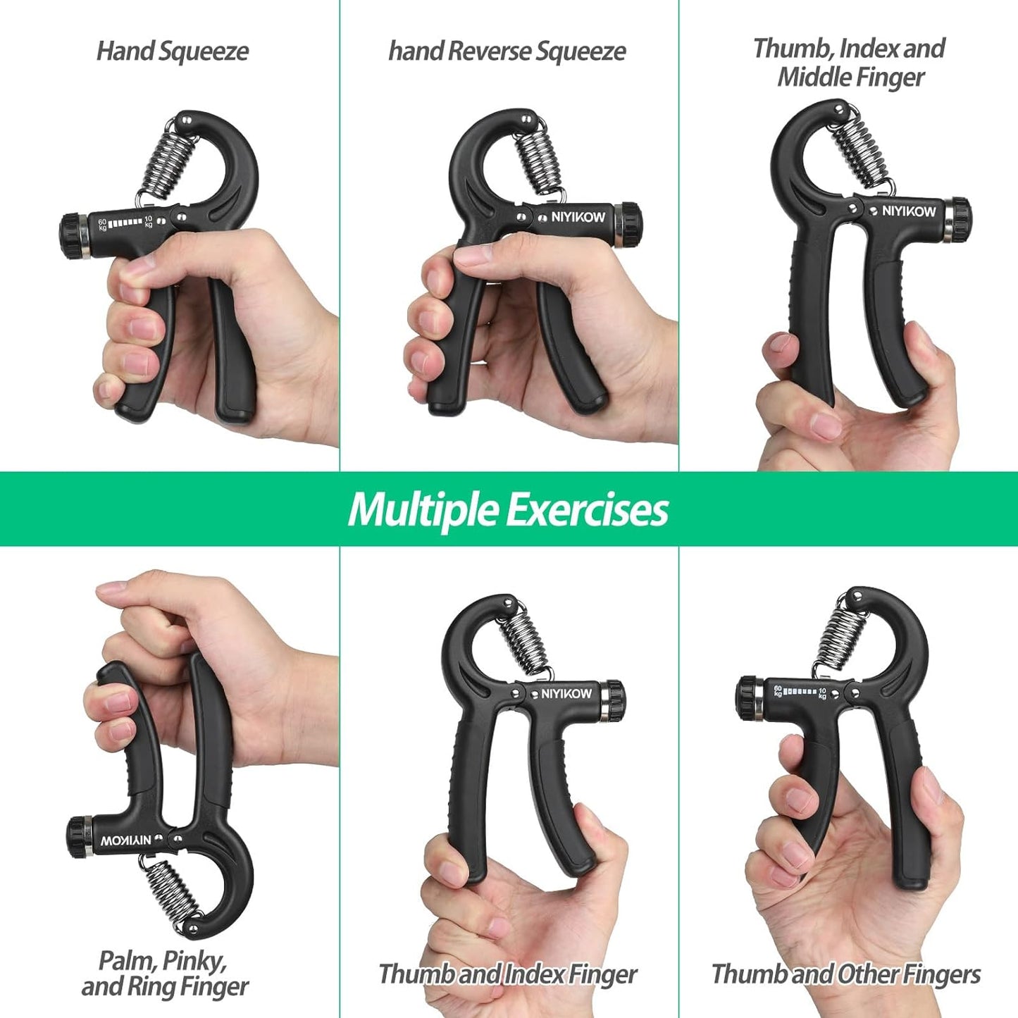 Adjustable Resistance Grip Strength Trainer