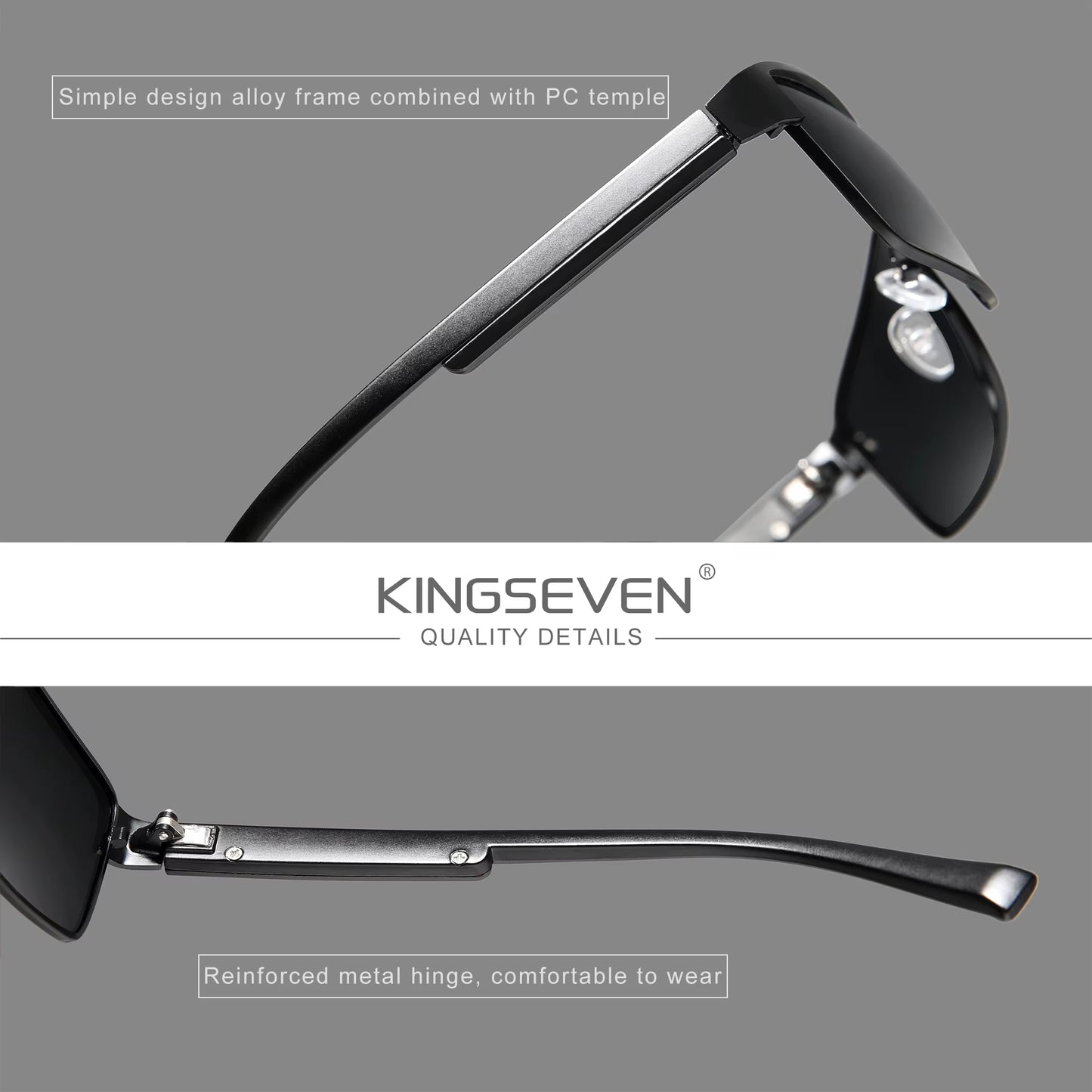 Sleek Designer Sport Sunglasses For Men Complete With Custom Bag, Glasses Case, & Lens Cleaner