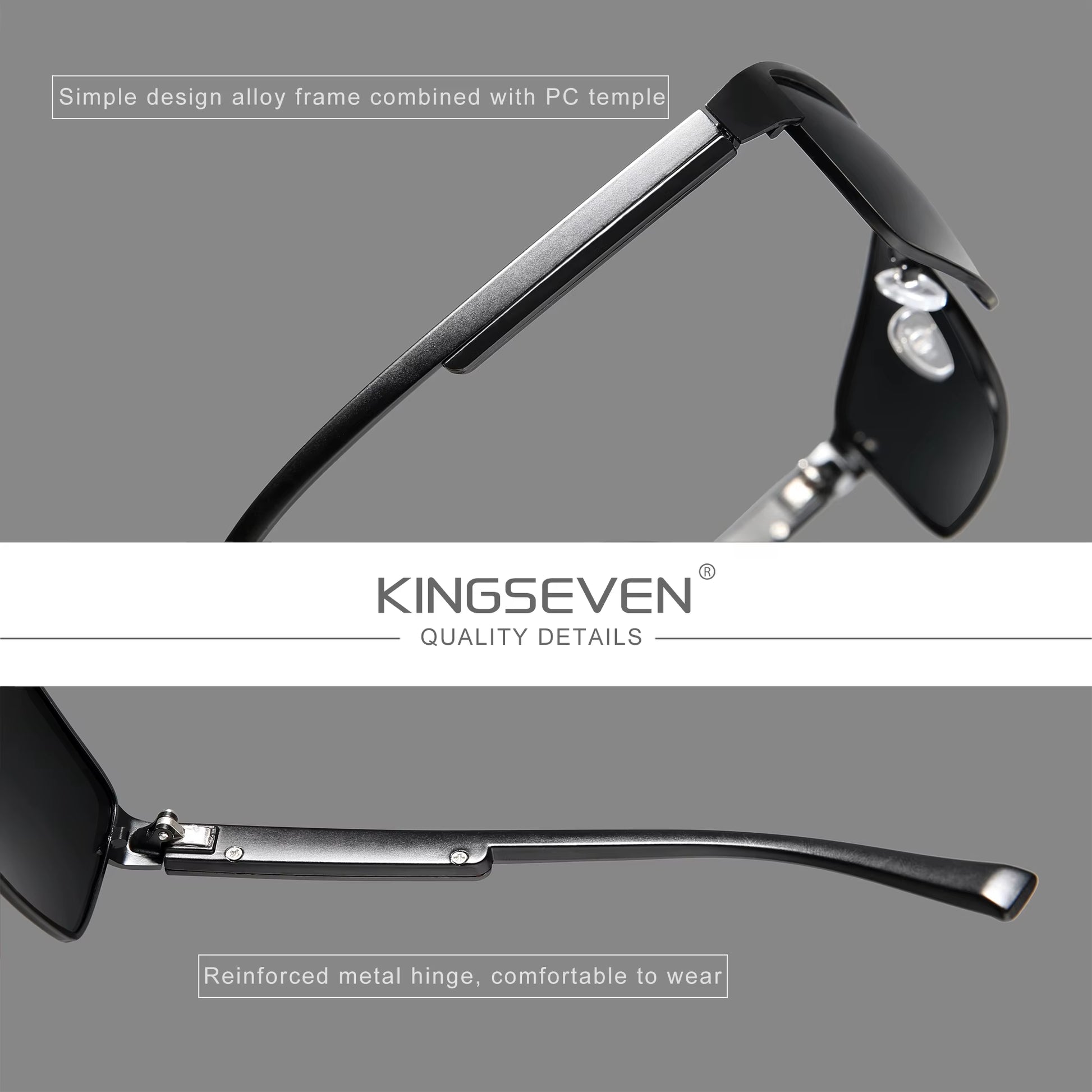 Sleek Designer Sport Sunglasses For Men Complete With Custom Bag, Glasses Case, & Lens Cleaner
