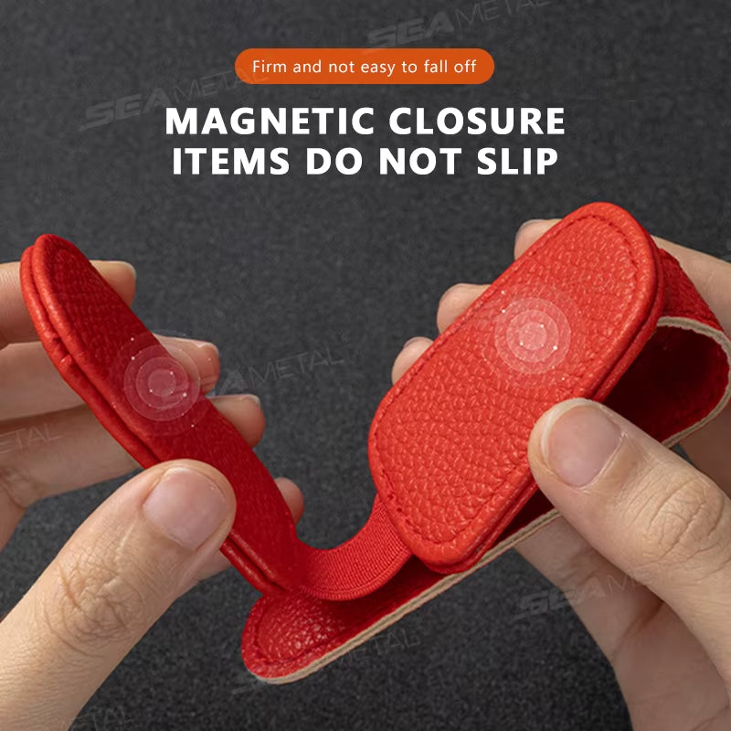 SEAMETAL Car Sunglasses Clip Sun Visor Glasses & Card Holder