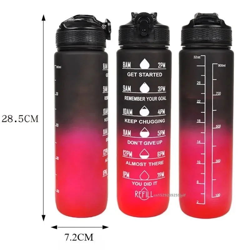 1L Leakproof Sport Water Bottle For Outdoors, Travel, and Fitness