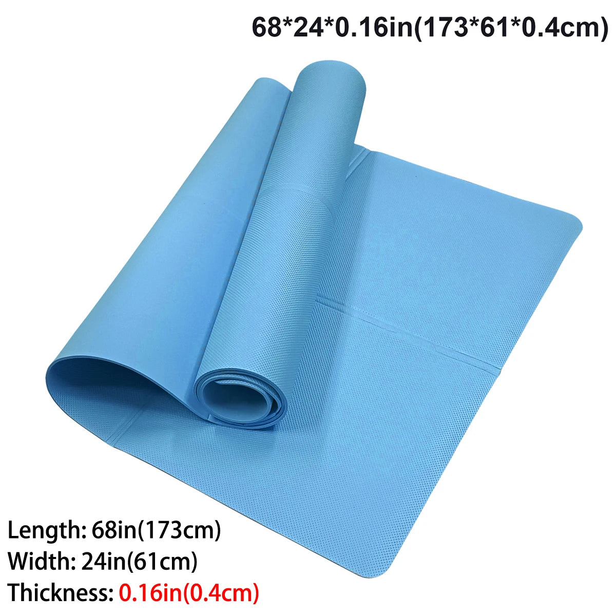 Thick Anti-Slip Sport/Fitness Yoga Mats 