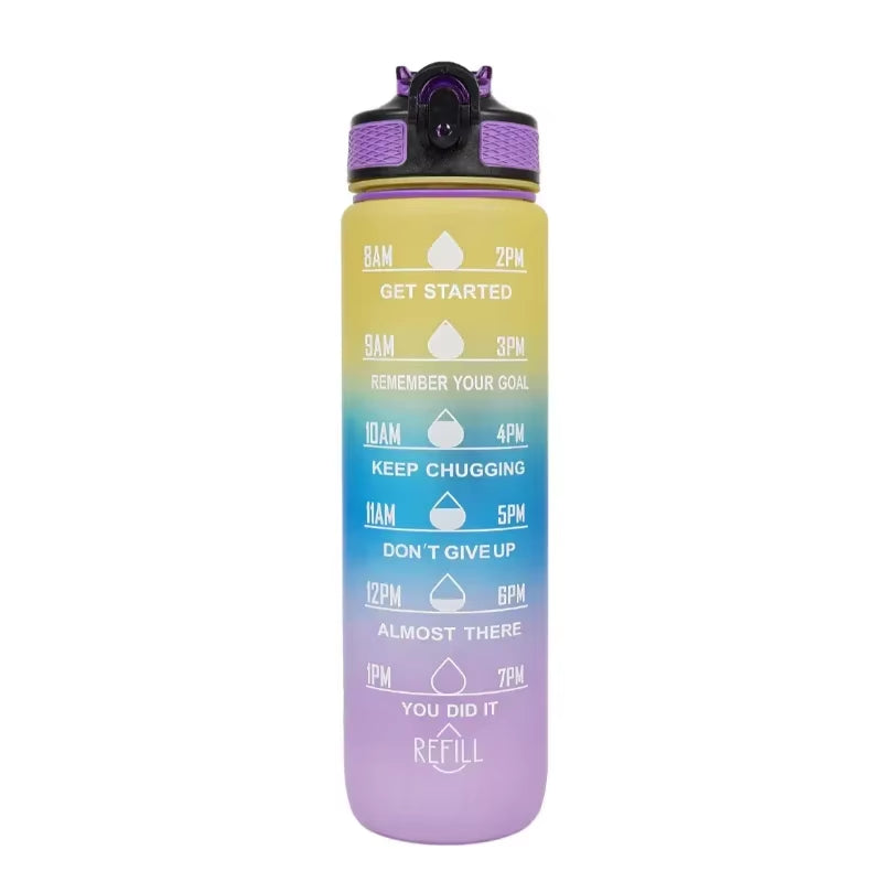 1L Leakproof Sport Water Bottle For Outdoors, Travel, and Fitness