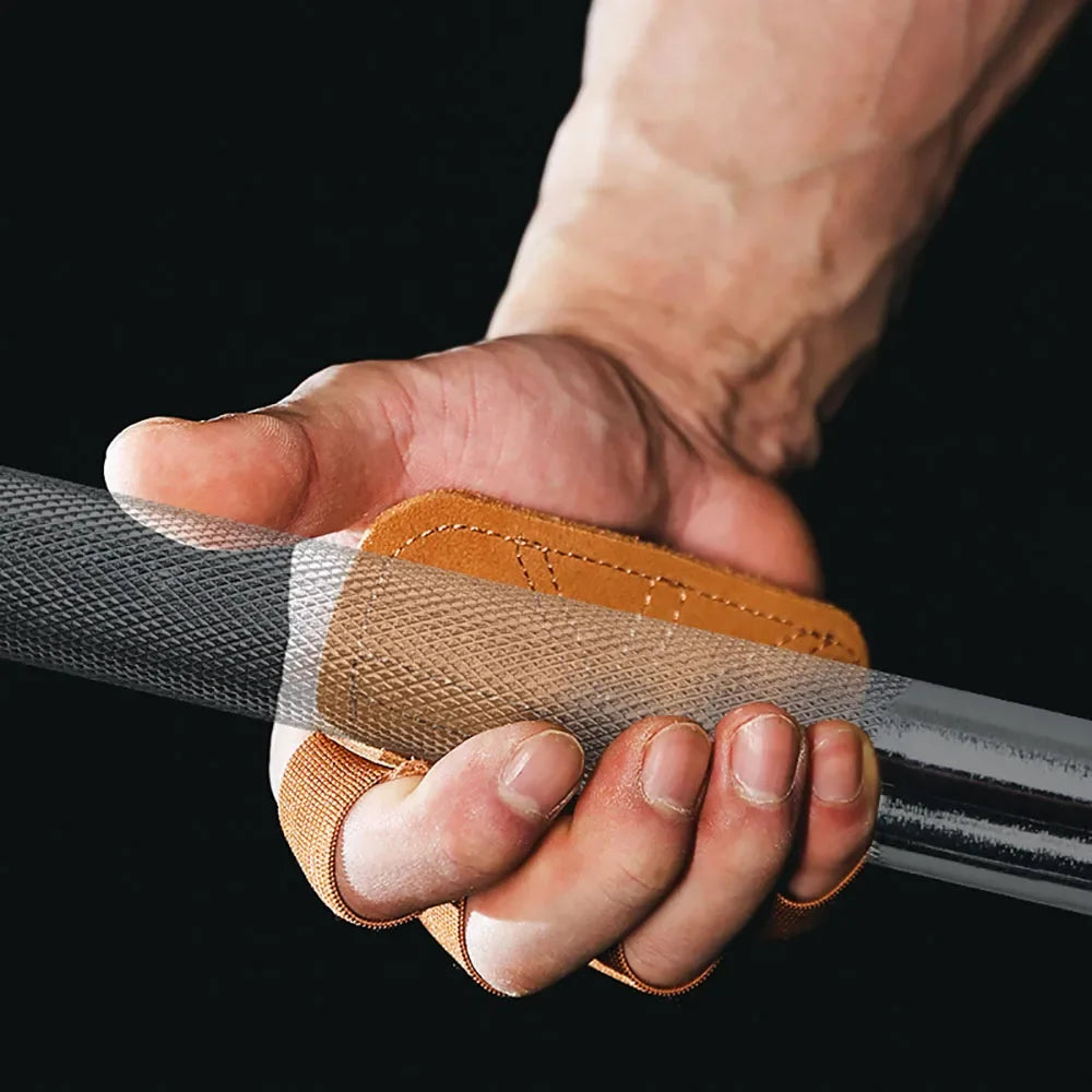 Anti-Slip Protection Gloves For Lifting Weights, Made With Cowhide Leather
