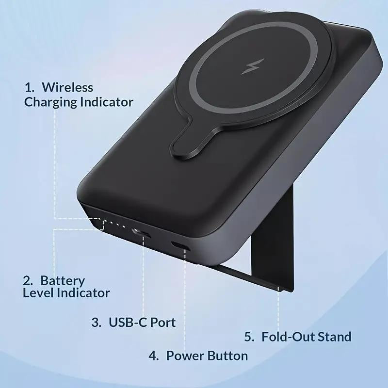 Wireless Magsafe Mini Portable Power Bank 5000Mah 