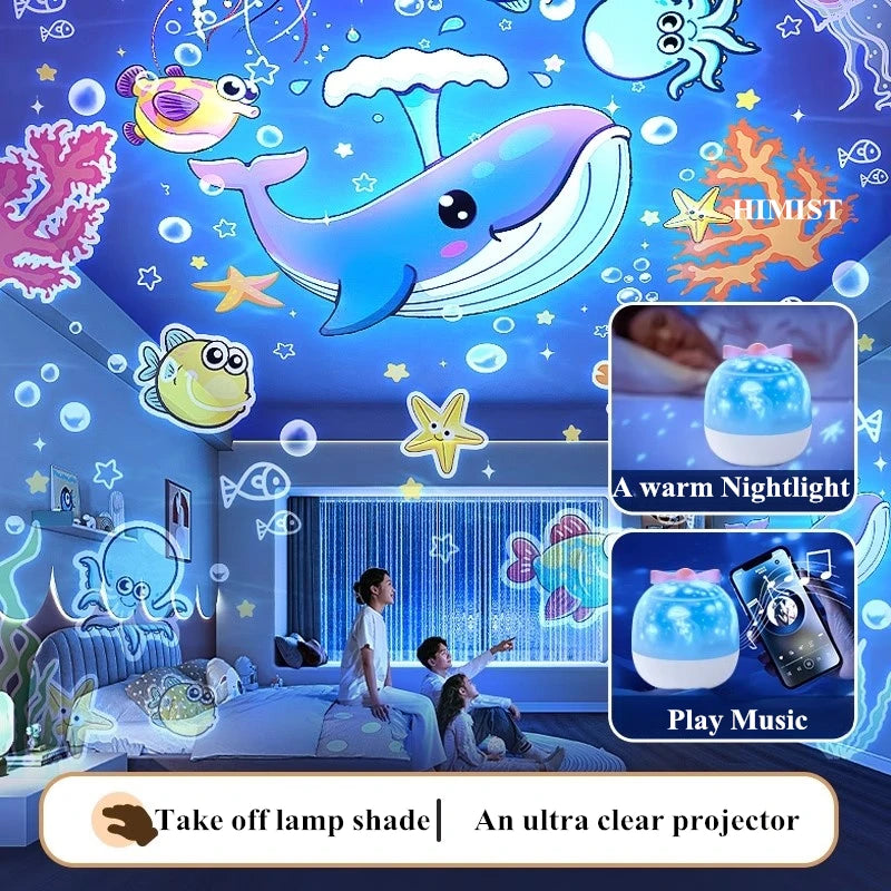 360° Rotating Night Light Projector For Kids