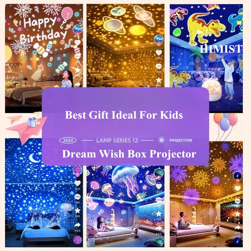 360° Rotating Night Light Projector For Kids