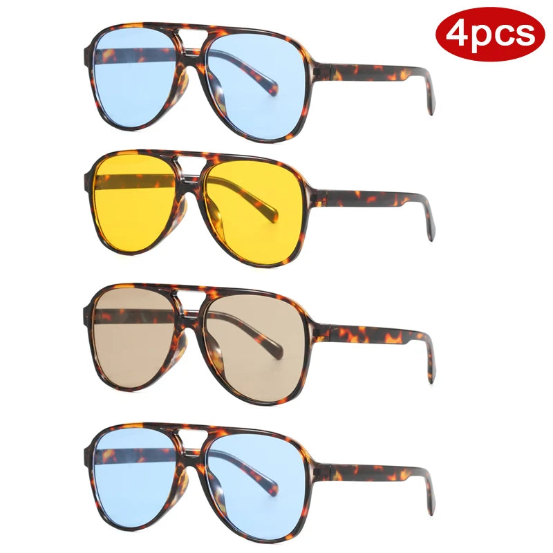 Casual Sleek Unisex Gradient Sunglasses With UV400 Protection