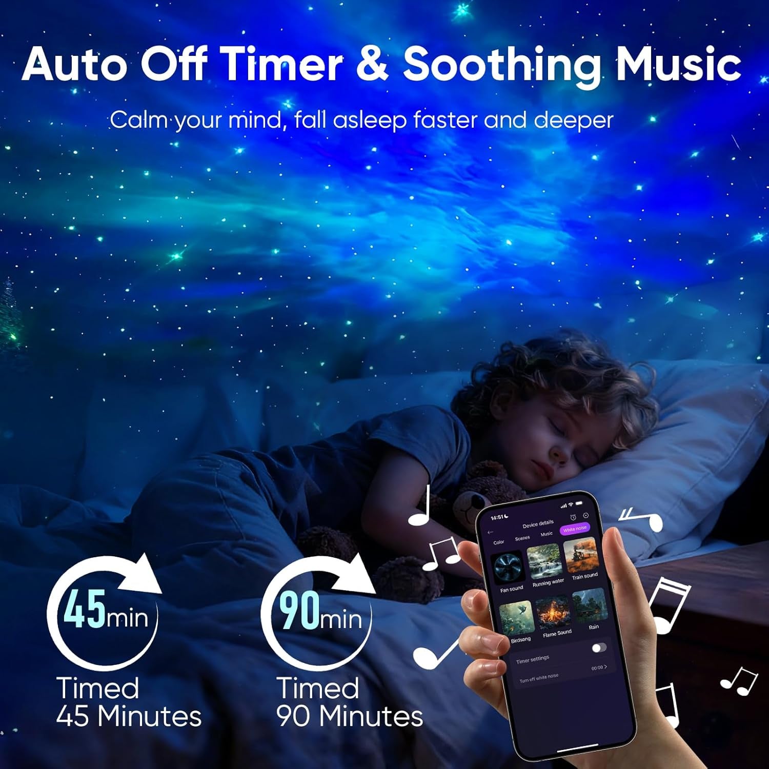 LED Astronaut Galaxy Night Light Projector