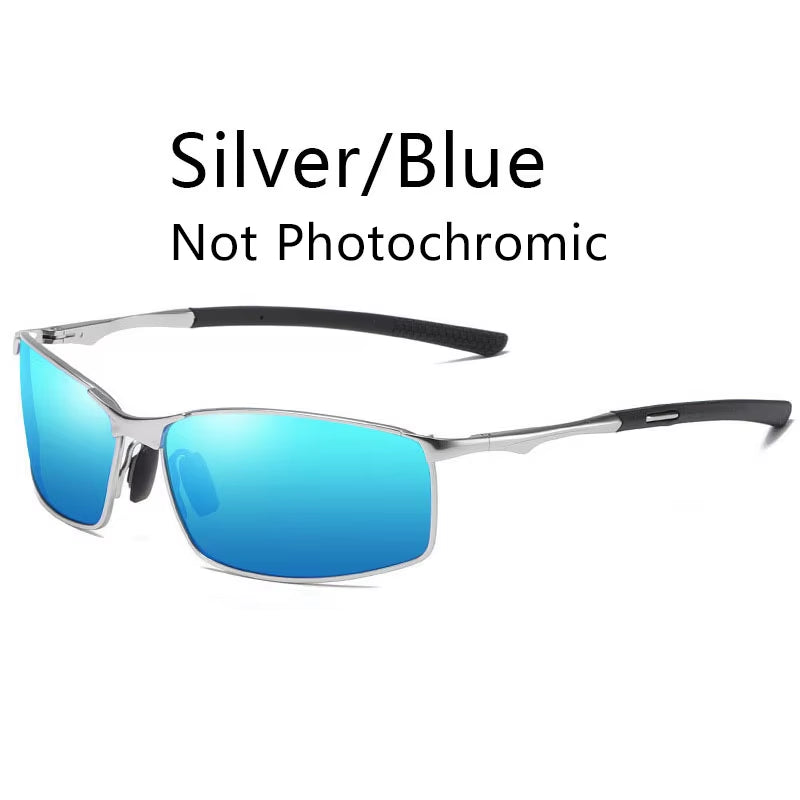 Men's Sleek Photochromic Sunglasses With UV400 Protection